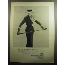 1951 Bergdorf Goodman Suit Advertisement - Suit for a spring dandy