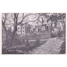 Hotel St Michaels Falmouth Cornwall Old Postcard
