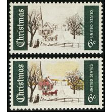 1384D, MNH 6¢ With Three Colors Omitted MAJOR ERROR With Certificate Stuart Katz