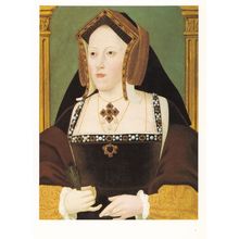 Catherine Of Aregon National Portrait Gallery Painting Postcard