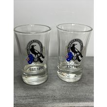 Collingwood Football Club AFL Shot Glasses x 2 Shot Glasses Barware Collectable