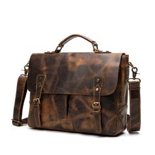 En cuir Portable Des Hommes Porte-Documents Satchel
