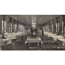 Ward 6 Royal Victoria Infirmary Hospital Newcastle Old RPC Postcard