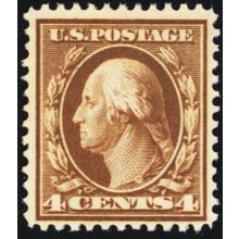 377, Mint NH VF 4¢ - Rich Color - Stuart Katz