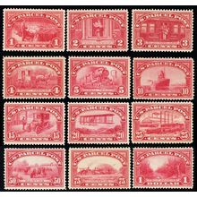 Q1-12, Mint F-VF NH Complete Set - Fresh Stamps - SCV $2273 - Stuart Katz