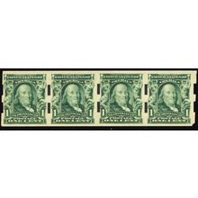 314, Mint NH 1¢ - Schermack Type III Machine Perforations - Stuart Katz