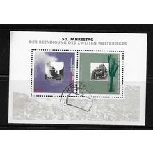 GERMANY 1995 5oth ANNIV END OF WWII MINIATURE SHEET USED SG MS2634