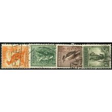 1948/1956 4 different values - fine used (o) - no watermark