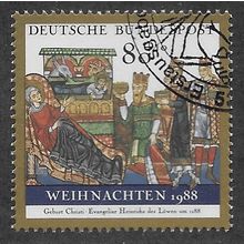 GER 1988 80pf+ 40 'CHRISTMAS' FINE USED (EBID54-083)