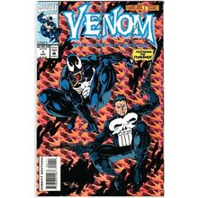 VENOM ' FUNERAL PYRE ' # 1 FOIL COVER (1993)