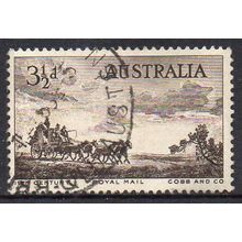 Australia 1955 Mail Coach Pioneers Commemoration - Cobb & Co 3½d Used