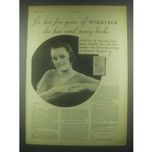 1931 Zonite Feminine Products Ad - Years of Marriage