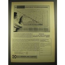 1965 W.H. Freeman and Company Ad - Input/Output Tables