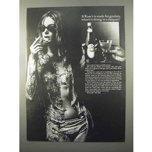 1966 Rose's Lime Juice Ad - In a Daiquiri?