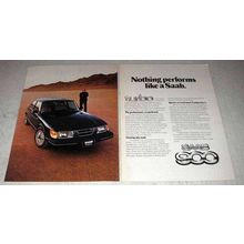 1979 Saab 900 Turbo Car Ad - Nothing Performs Like