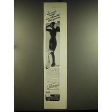 1938 J. Roussel corsets Advertisement - in French - La mode exige une silhouette