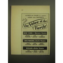 1946 The Voice of the Turtle Advertisement - Alfred de Liagre, Jr. presents