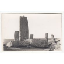 The Altar Stone Stonehenge Postcard Wiltshire