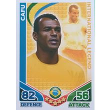 2010 TOPPS MATCH ATTAX WORLD CUP CAFU Brazil Legend