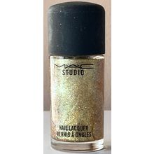 Silver Dew MAC Nail Lacquer Glitter .34 oz 10 ml #A14 Summer Collection #200
