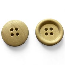 20mm Round Natural Wooden Buttons 4 Hole Sewing Knitting Coats Cardigan
