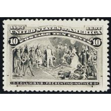 237, Mint XF LH 10¢ With HUGE JUMBO Margins * Stuart Katz