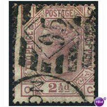 1878 SG141 2 1/2d Rosy-Mauve Plate 13 GoodUsed "OG"