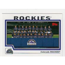 2004 Topps Colorado Rockies team set with traded- 22 cards