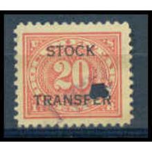 Used RD6 20c Stock Transfer Almost Very Fine WA2371