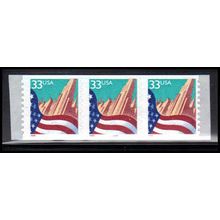3281 33c U.S. Flag Over City Fine MNH PNC 6666A/3 PA4083