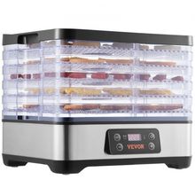 Food Dehydrator Machine, 5-Tray Fruit Dehydrator, 300W Electric Food Dryer w...