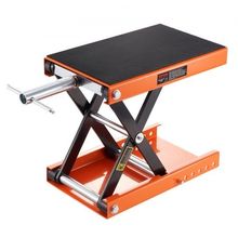 Motorcycle Lift, 1100 LBS Motorcycle Scissor Lift Jack with Wide Deck & Safe...