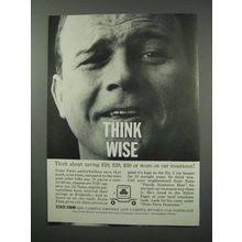 1960 State Farm Insurance Ad - Think Wise!