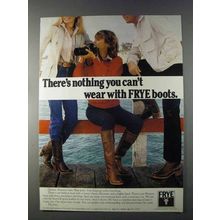 1980 Frye Boots Ad - Nothing You Can't Wear With