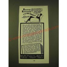 1951 Radio Wire Television Inc. Lafayette Radio Ad - Luxury listening
