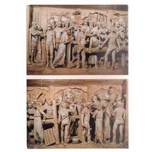 TERRA-COTTA panel, TRURO CATHEDRAL, CORNWALL unused vintage postcard by Judges =