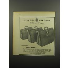 1951 Mark Cross Over-Nighter Brief Bags Advertisement