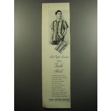 1951 Saks Fifth Avenue Turtle Shirt Advertisement