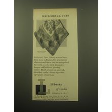 1959 Liberty of London Bentley Scarf Advertisement - Collector's Item