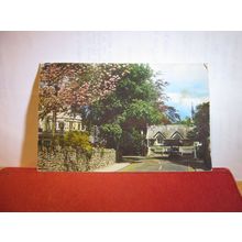 PART OF OLD SHANKLIN, ISLE OF WIGHT used postcard by Nigh 1976 pm =