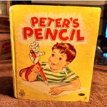 Tell-A-Tale Series Peter's Pencil By Paula Hurley Butler 1953 Very Good Shape