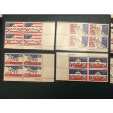 ICOLLECTZONE US C87-90 Plate Blocks in new mounts VF NH #1