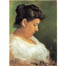 The artist's mother2 -Picasso 1896 Poster Canvas Movie Film Print A0 A1 A2 A3 A4