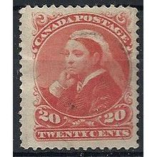 Canada 1893 SG115 20c Vermillion Very Fine Used ...