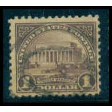 Used 571 $1 Lincoln Memorial Fine M09790