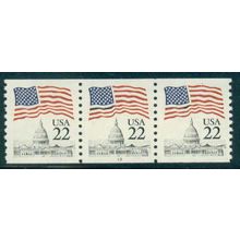 2115 22c U.S. Flag Very Fine MNH PNC 13/3 A02191