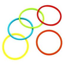 Stretchable Colorful Rubber Bracelets made with silicone elastic cord sold by...