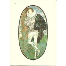Art NICHOLAS HILLIARD Young Man Amongst Roses Postcard (Medici 1891)