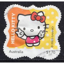 2025 HELLO KITTY AND FRIENDS, USED SELF-ADHESIVE MYSTAMP. 9/10