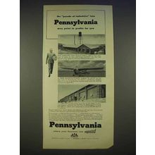 1940 Pennsylvania Department of Commerce Ad - Profits